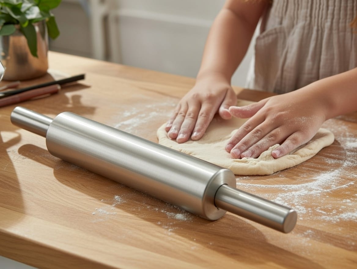 Stainless Steel Rolling Pin